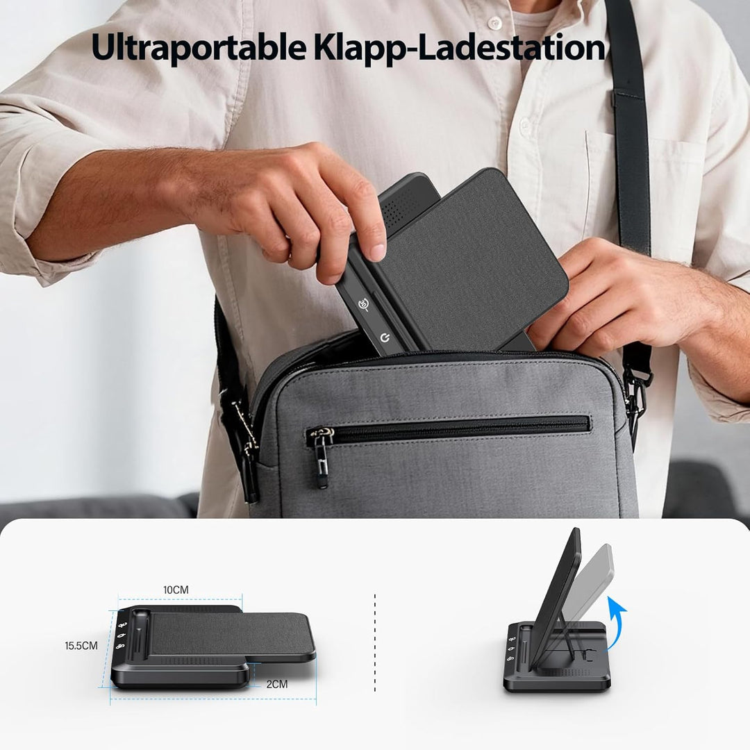 Kabelloses Ladedock mit Integriertem Hörbuch-Lautsprecher, Kompatibel mit Kindle Paperwhite Signatur