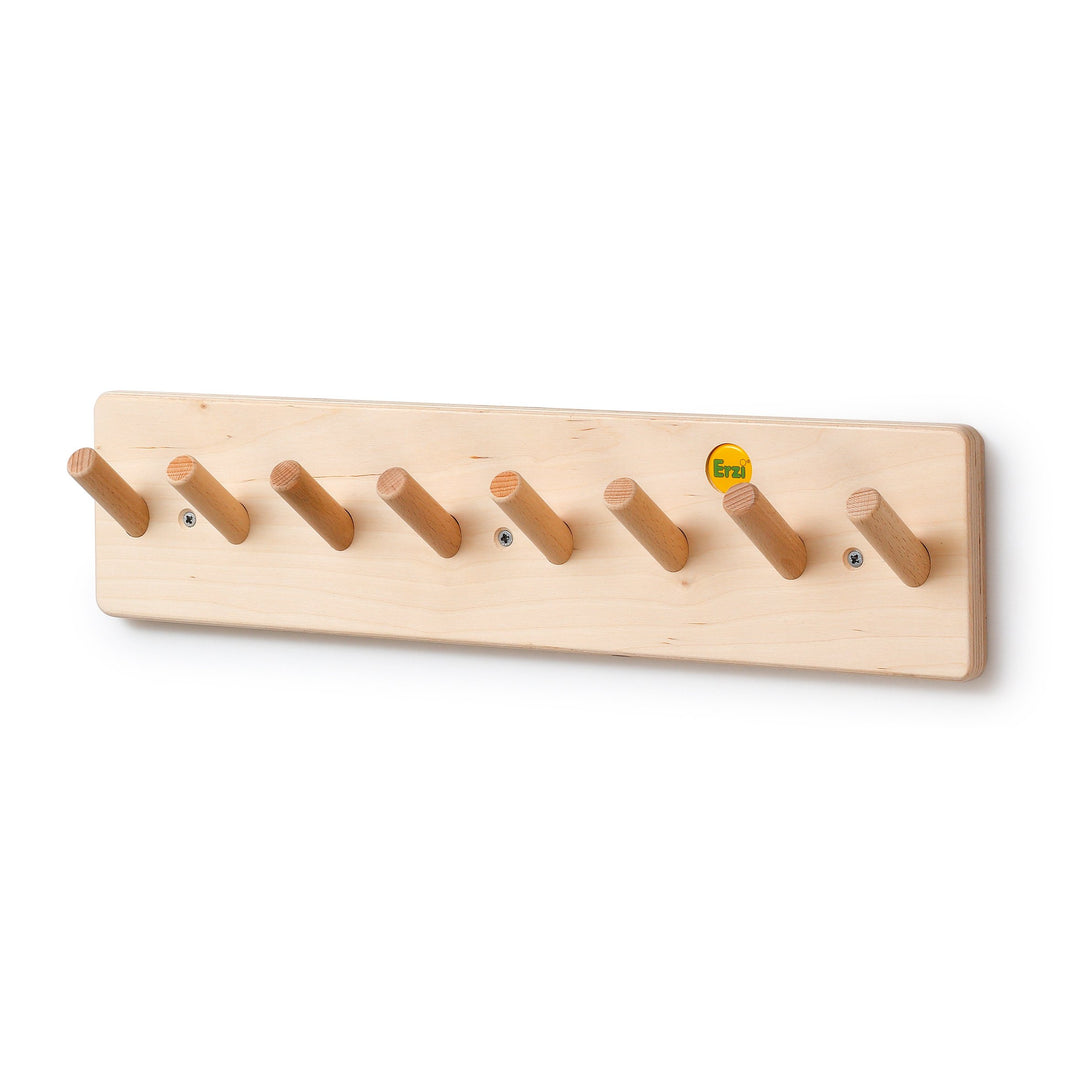 Erzi 46319 Wandhalterung aus Holz, für bis zu vier Balancierbretter, für Freizeit, Sport und Therapi
