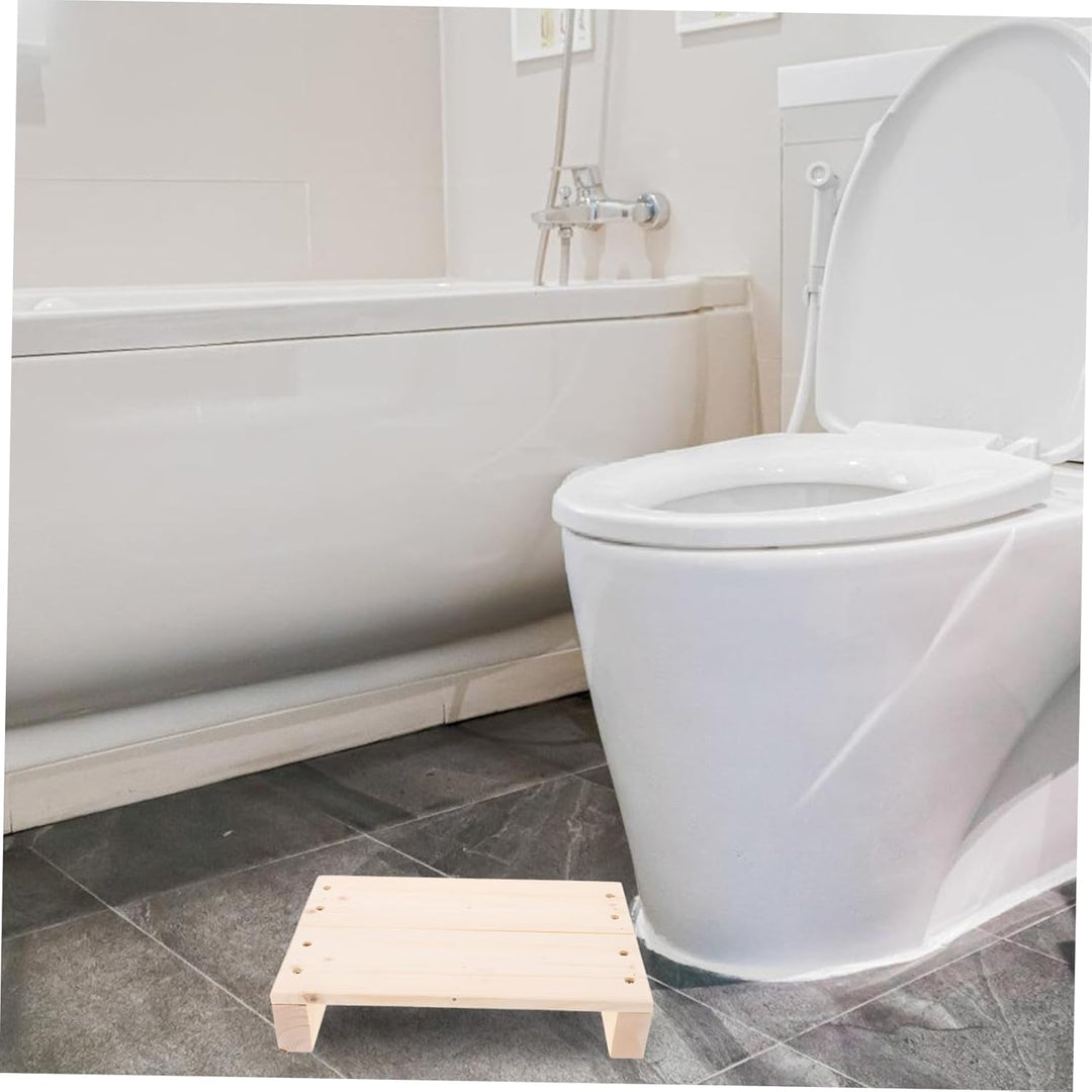 Holz Tritthocker 30X20X6Cm Multifunktionaler Fusshocker Holzschemel Für Erwachsene Und Kinder rutsch