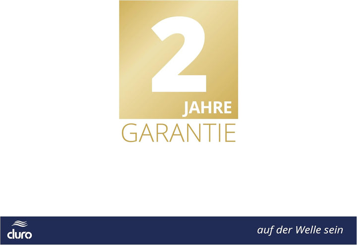 DURO Handbrause Blanco, Verchromter Duschkopf für die Heimische Dusche, zum Wohlfühlen, Integriertes