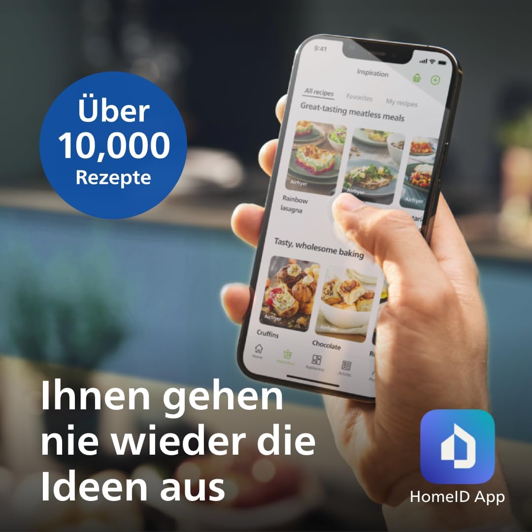 Philips Airfryer 5000 Serie XXL, 7,2L (1,4Kg), 16-in-1 Airfryer, Wifi Verbunden, 90% Weniger Fett Mi