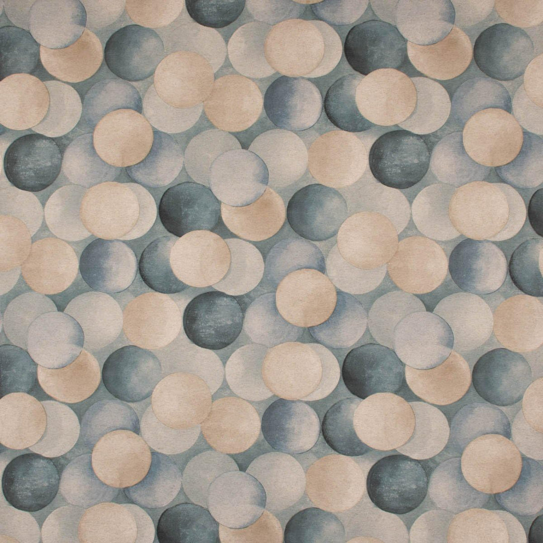 SCHÖNER LEBEN. Zugluftstopper Panama Pendulum Kugeln Kreise blau, Auswahl:130cm Länge ca. 130x15x15c