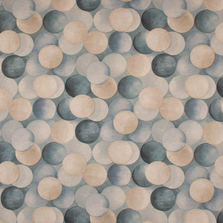 SCHÖNER LEBEN. Zugluftstopper Panama Pendulum Kugeln Kreise blau, Auswahl:130cm Länge ca. 130x15x15c