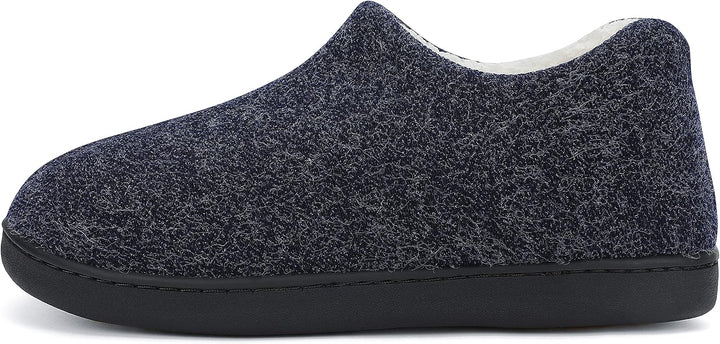 Mishansha Herren Winter Warme Hausschuhe Memory Foam Plüsch Pantoffeln,Gr.39-48 Blau 39 EU, Blau 39