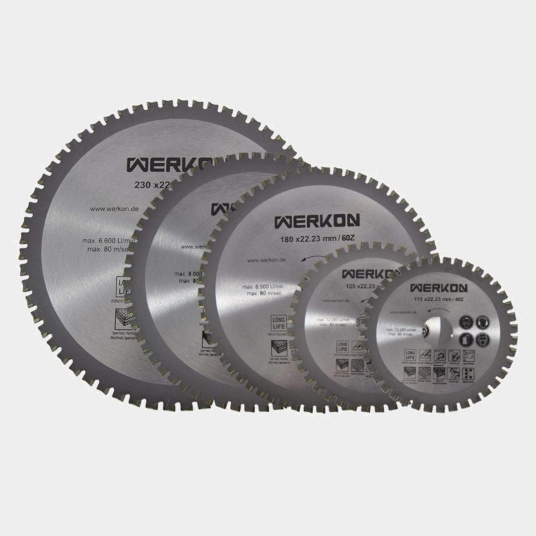 WERKON Profi Multisägeblatt 210 x 30 mm 60Z Universalsägeblatt Kreissägeblatt
