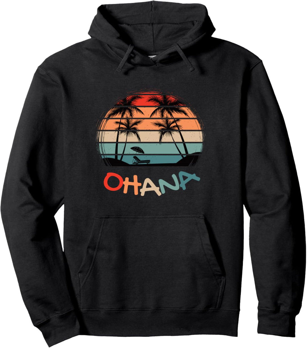 Ohana Hawaii Outfit Damen & Herren Aloha Hawaiihemd Pullover Hoodie