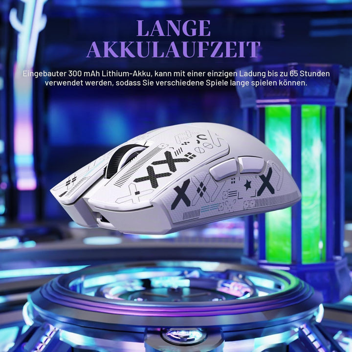 MAMBASNAKE X ATTACK SHARK X11SE Kabellose Gaming-Maus–bis zu 22000 DPI,PixArt PAW3311 Sensor,BT/2,4