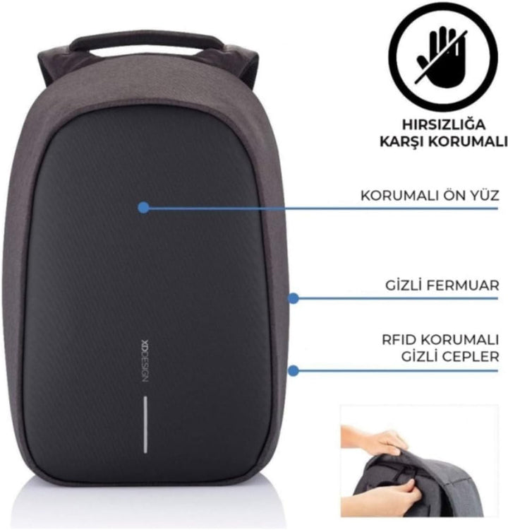 XDDesign Unisex Bobby Hero (Small) backpack (1er Pack) Einheitsgrösse Schwarz, Einheitsgrösse Schwar