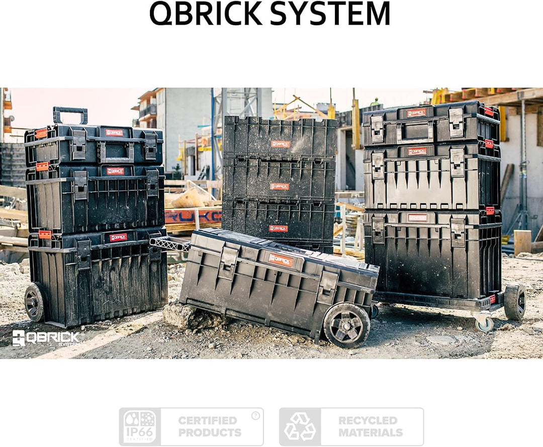 Qbrick System TWO Organizer Plus Flex Robust Werkzeugkästen Satz (1 x Organizer), 1 x Organizer