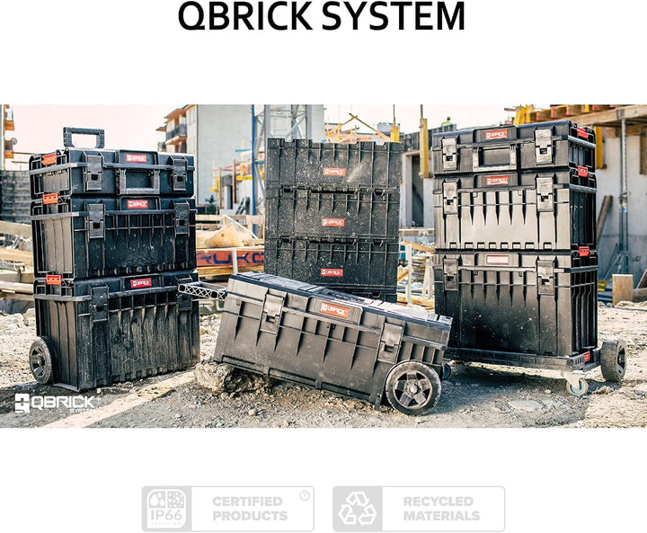 Qbrick System TWO Organizer Plus Flex Robust Werkzeugkästen Satz (1 x Organizer), 1 x Organizer