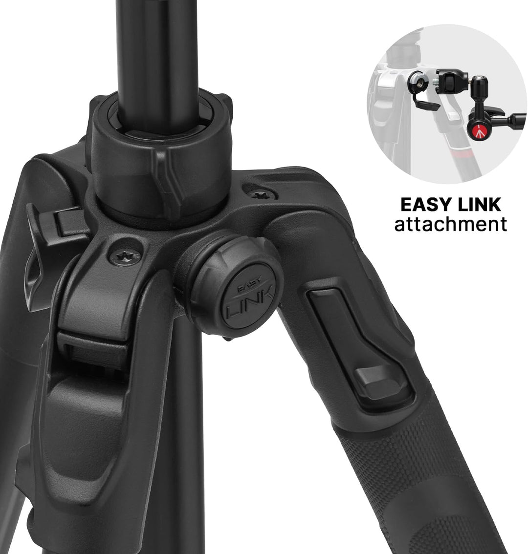 Manfrotto Befree Advanced AS, Kamerastativ, Drehverschluss, kompatibel mit Arca-Swiss, tragbares, ko
