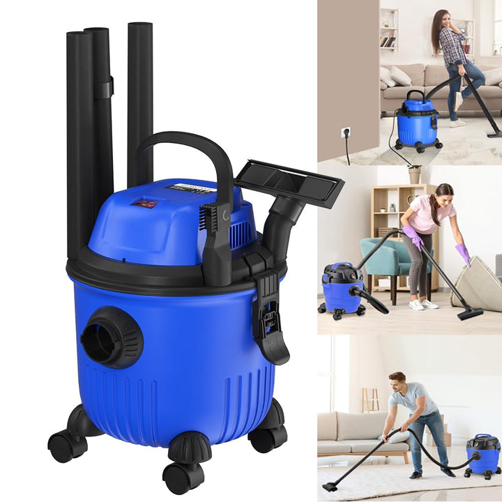Nass-Trockensauger, Teppich Reiniger, 800W Waschsauger, 3 in 1 Staubsauger Nasssaugen - Trockensauge