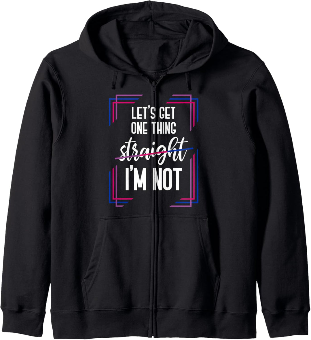 LGBTQ Queer Genderfluid Lustiges Geschenk Bisexuell Kapuzenjacke