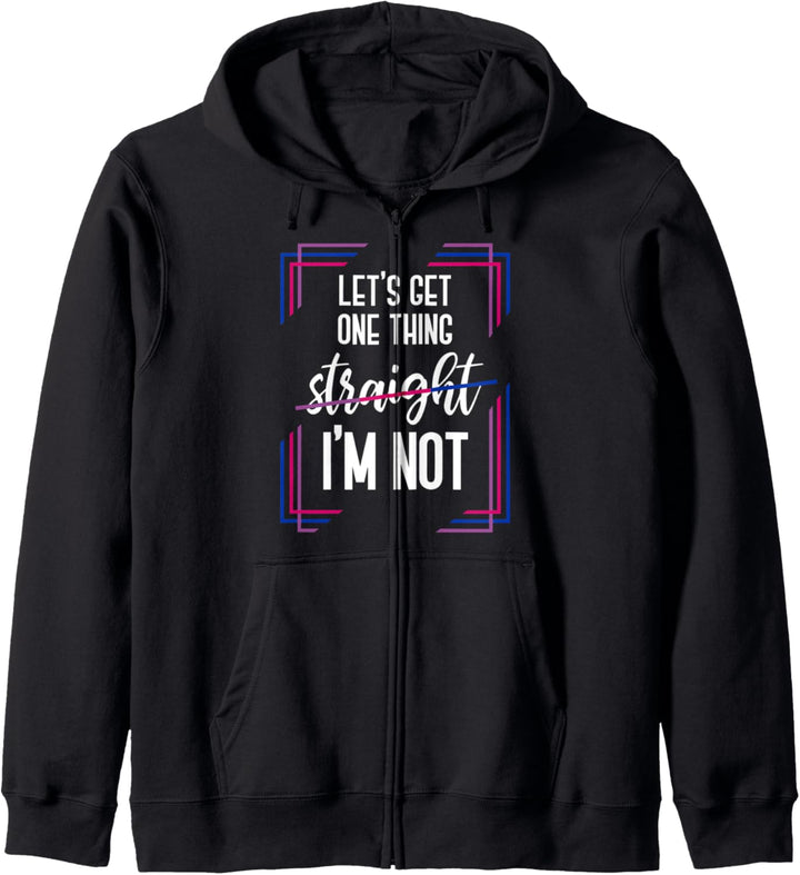 LGBTQ Queer Genderfluid Lustiges Geschenk Bisexuell Kapuzenjacke