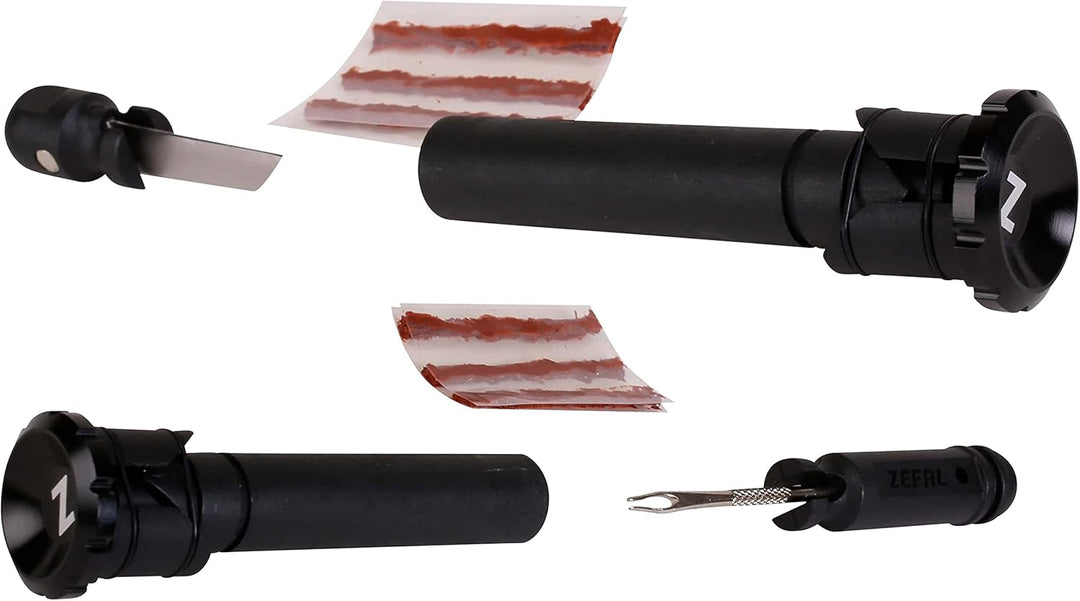 Zefal Zéfal ZEFAL Unisex – Erwachsene Zéfal Reparatur Tubeless Z Bar Plug 2 Griffeinsätze mit Ahle,