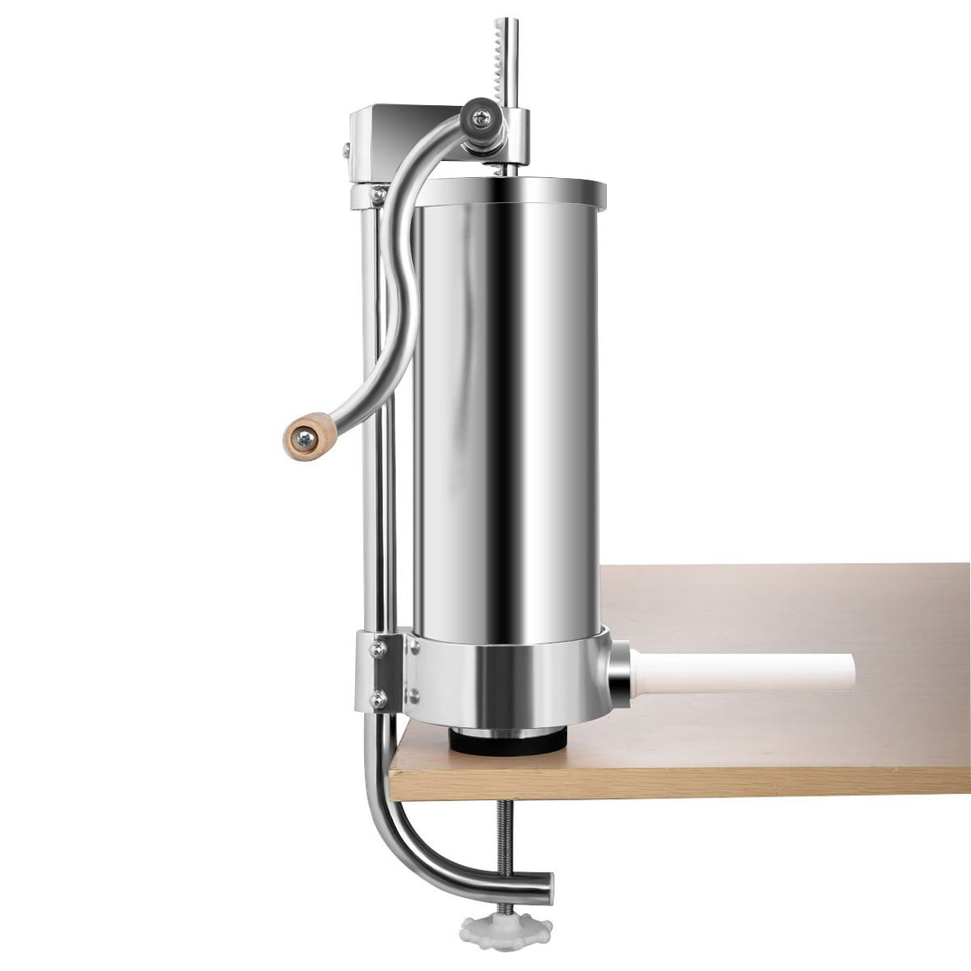 DREAMADE Wurstfüller 3,6 L, Wurstfüllmaschine Wurstmaschine aus Edelstahl & Aluminium, Wurstpresse m