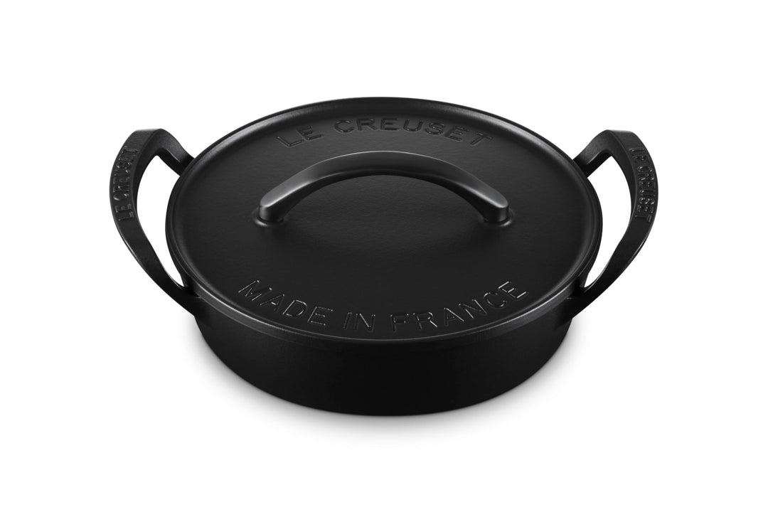Le Creuset Gusseisen-BBQ-Auflaufform für den Aussenbereich, flach