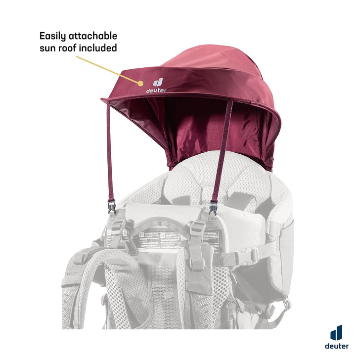 deuter Kid Comfort Child Carrier and Backpack - Maron Einheitsgrösse Maron, Einheitsgrösse Maron