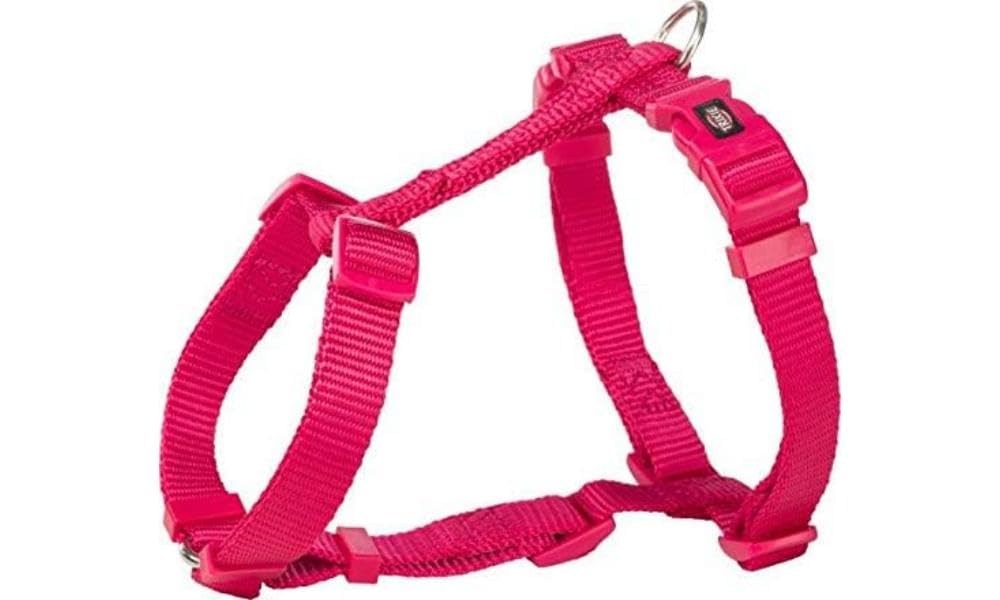 Trixie Premium H Geschirr Fuchsia L 60-87 cm/25 mm Fuchsia 60-87cm/25mm (1er Pack), Fuchsia 60-87cm/