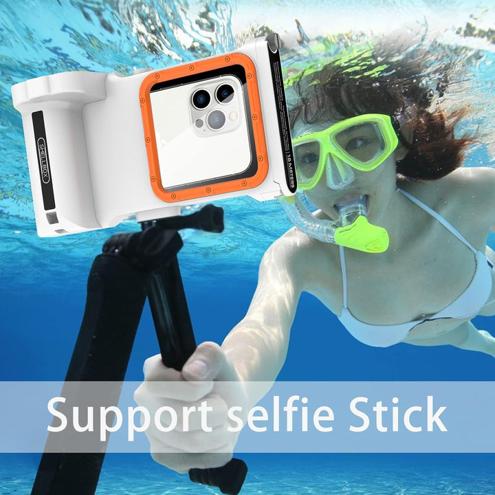 ShellBox wasserdichte Handyhülle 7.0 Zoll Unterwasser Wasserfeste Handy Wasserschutzhülle Handytasch