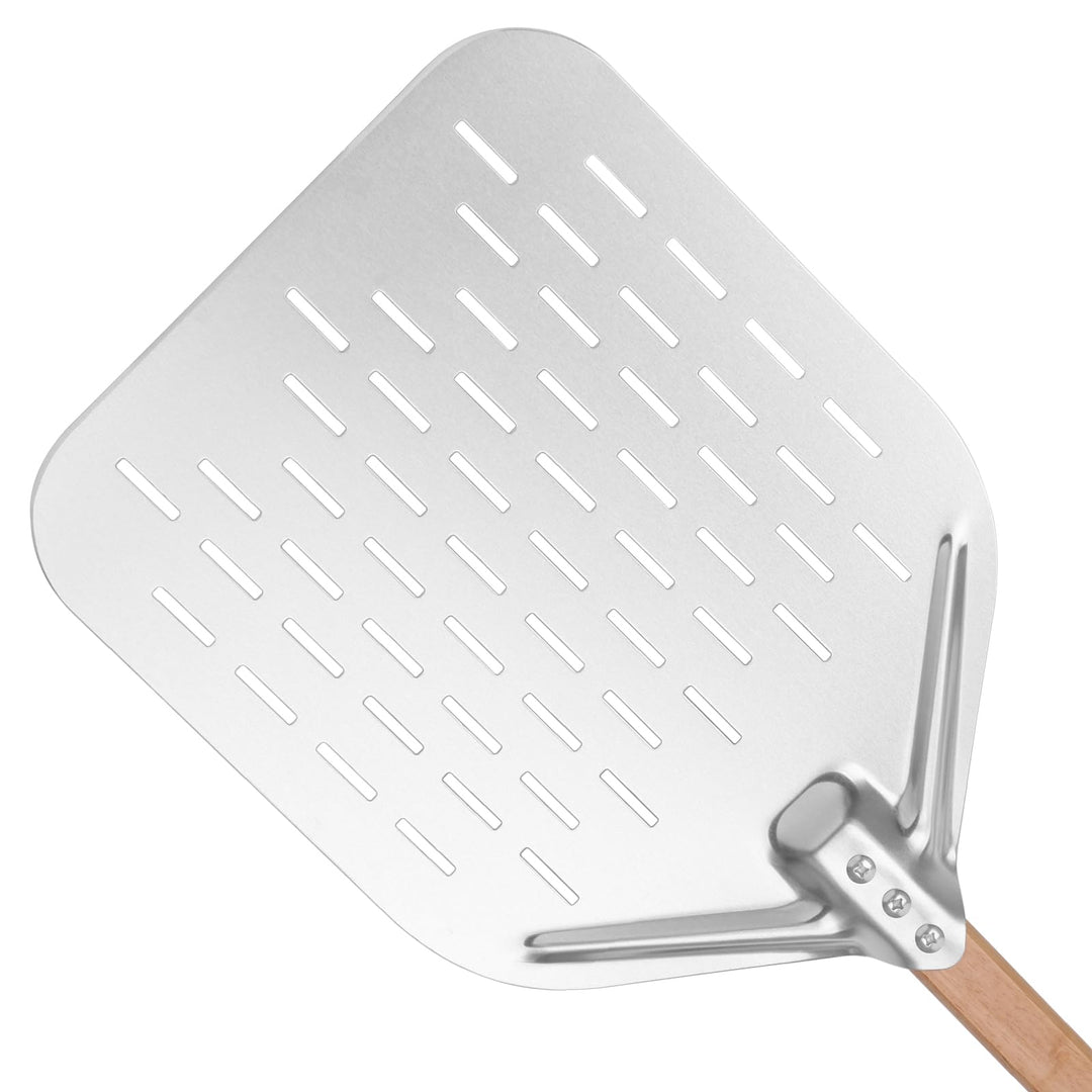 Pizzaschieber Pizzaschaufel 40 * 30cm 12 Zoll Pizza schieber，Pizzaschieber mit Grosser Fläche und Ab