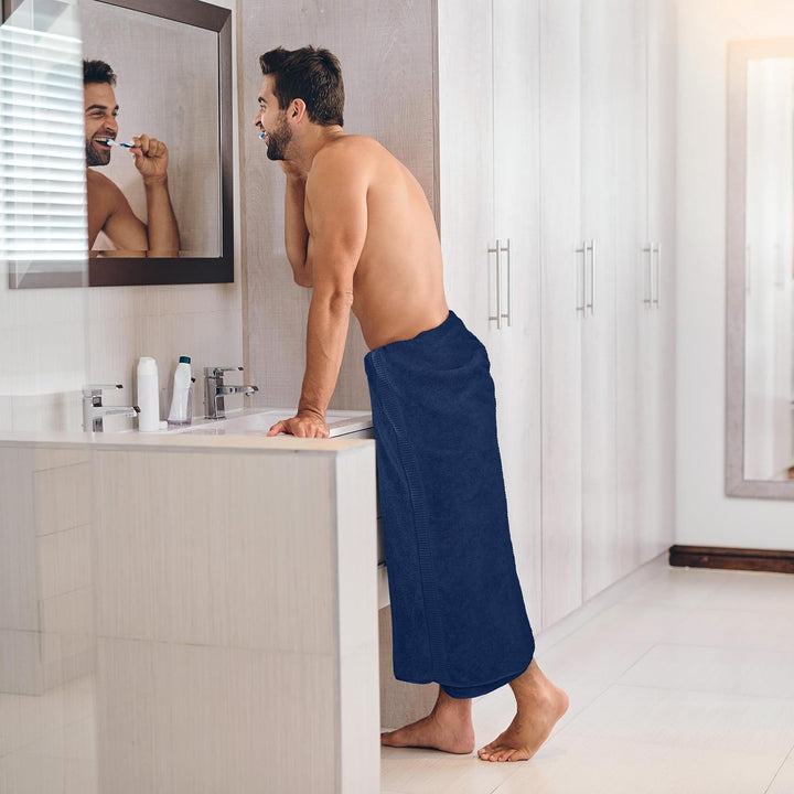 Utopia Towels - 2er Badetücher Gross aus Baumwolle mit Aufhänger, Saunatücher,Badehandtücher Gross,