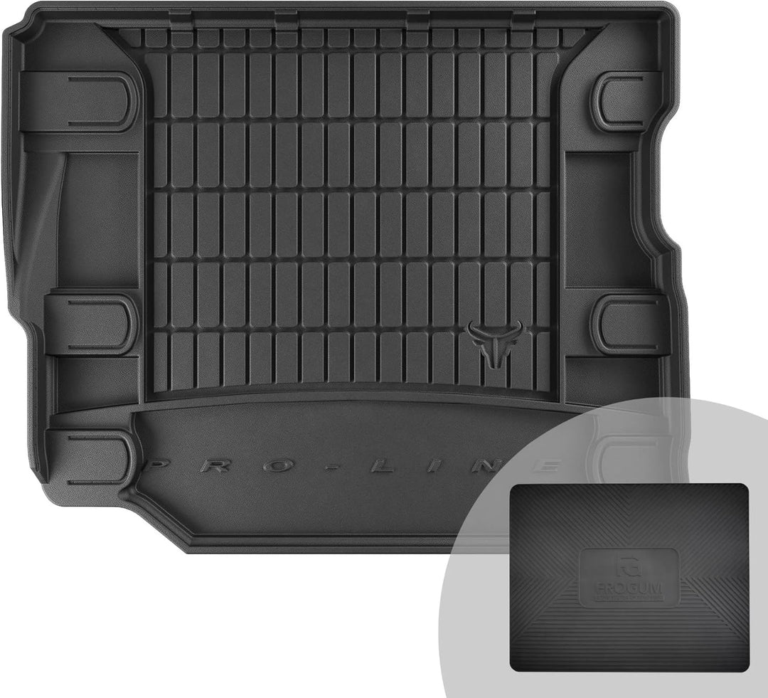 FROGUM ProLine 3D Gummimatte Exklusive Auto Kofferraummatte Kofferraumwanne für Jeep Wrangler IV Unl