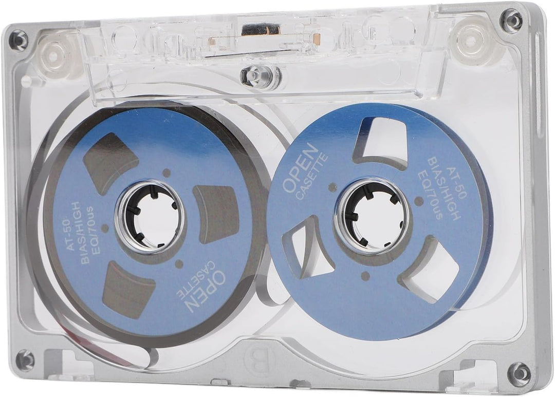 Reel to Reel Blanko Tonkassettenband, 55 Minuten DIY Musikaufzeichnungsband, Aluminiumlegierungsgehä