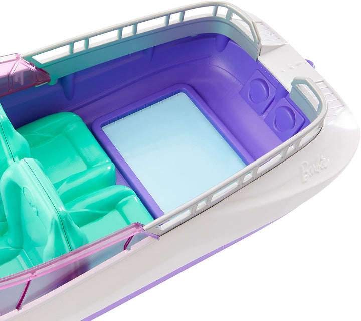 Barbie HHG60 - "Meerjungfrauen Power" Schnell-Boot mit 2 Puppen (blond/brünett) mit diversen Zubehör