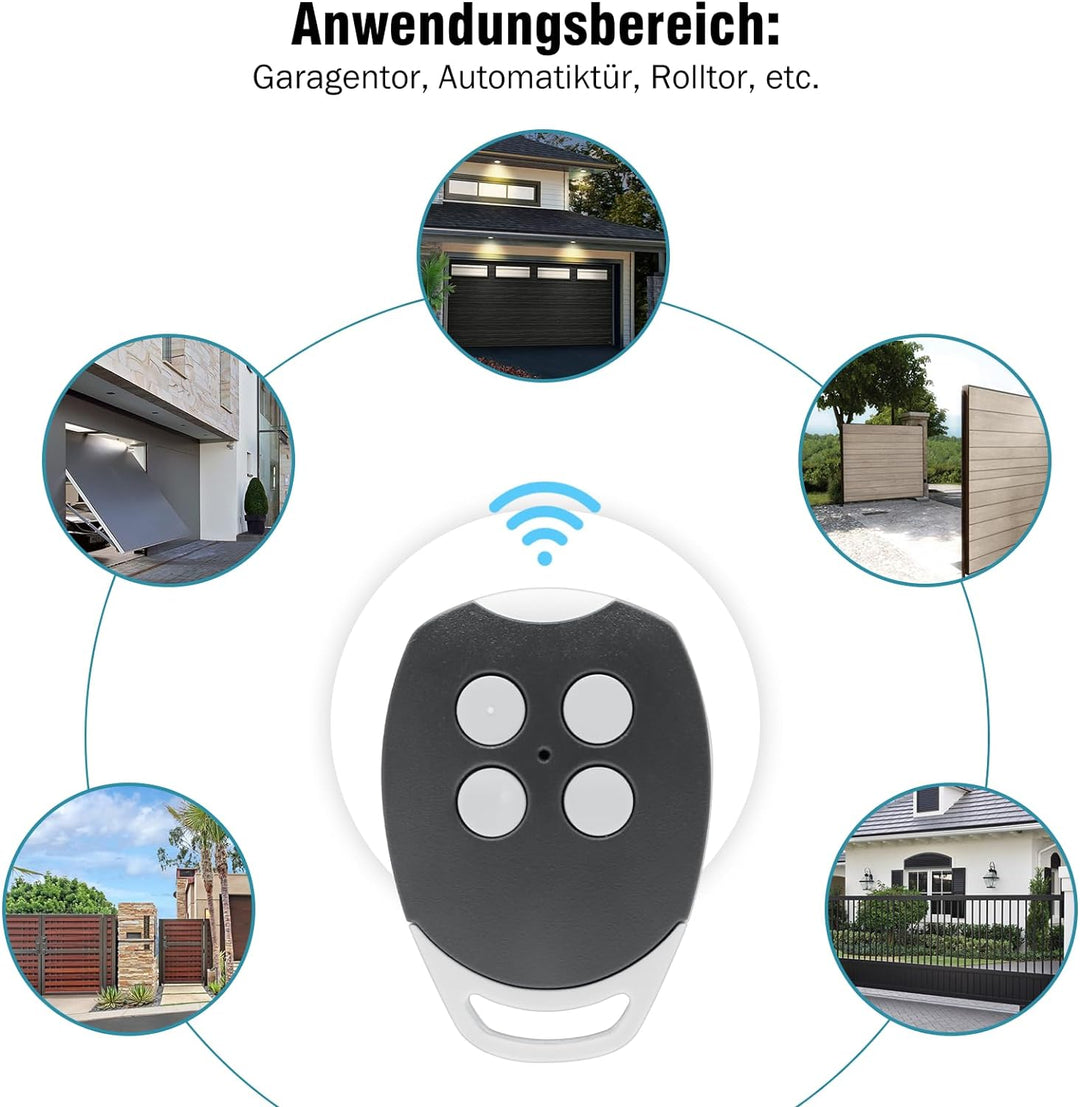 Garagentoröffner, 3 Stück Garagentor Fernbedienung Kompatibel mit Ditec 433,92MHz GOL4, BIXLG4, BIXL