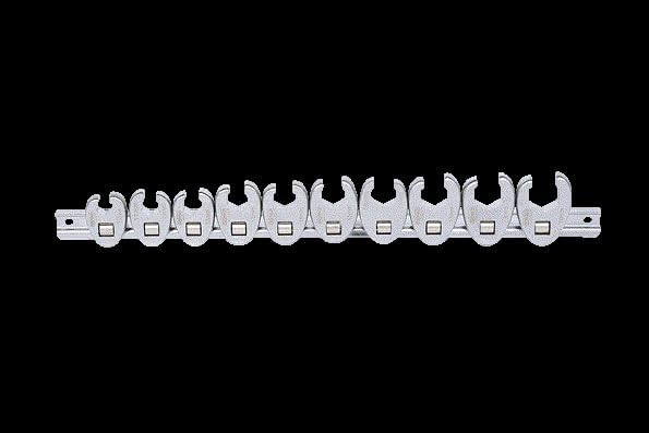 KS Tools 913.3800 3/8" Sechskant-Einsteck-Maulschlüssel-Satz, 10-tlg.