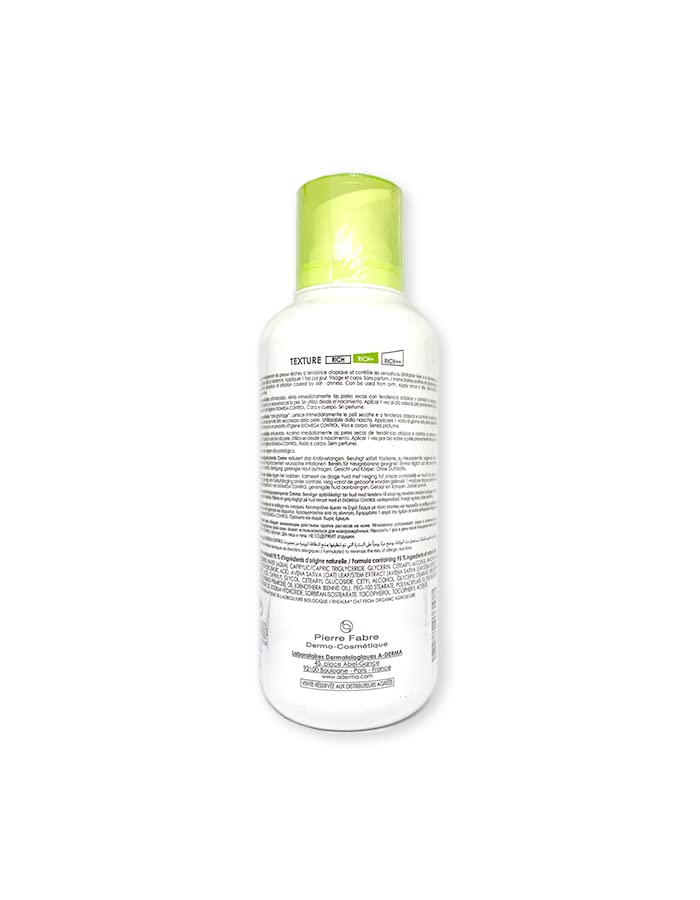 ADERMA Exomega Control – Körperbalsam mit Weichmacher, 400 ml