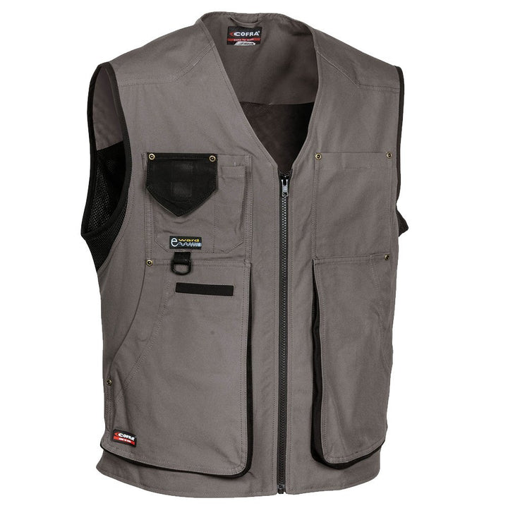 Cofra V055-0-04.Z50 Arbeits Weste "Zurich", Anthrazit/Schwarz, 50 50 Anthracite / Black, 50 Anthraci