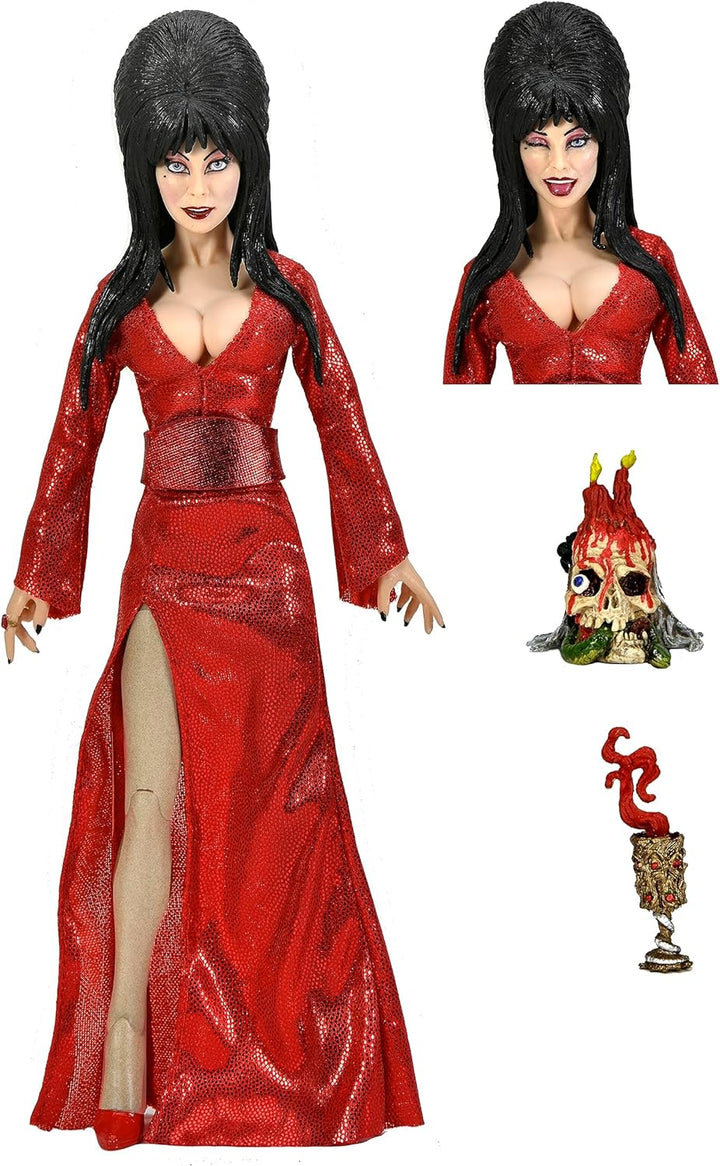 Neca - Elvira Red Fright and Boo 20,3 cm grosse bekleidete Actionfigur