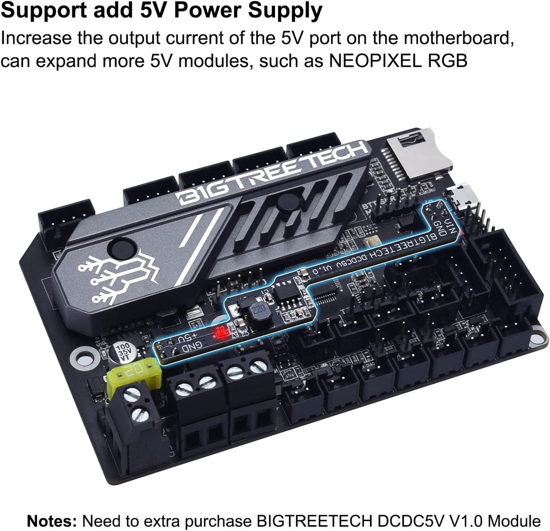 BIGTREETECH SKR Mini E3 V3.0 Control Board Integrierte TMC2209 UART Stepper Driver unterstützt Marli