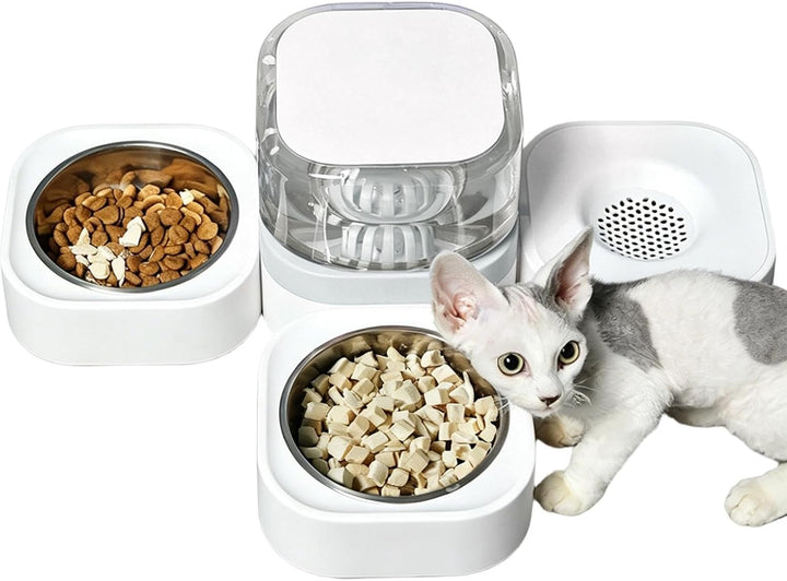 Futter- Und Wasserspender Für Hunde – Automatischer Wasser- Und Futterspend | Tierfutter- und Wasser