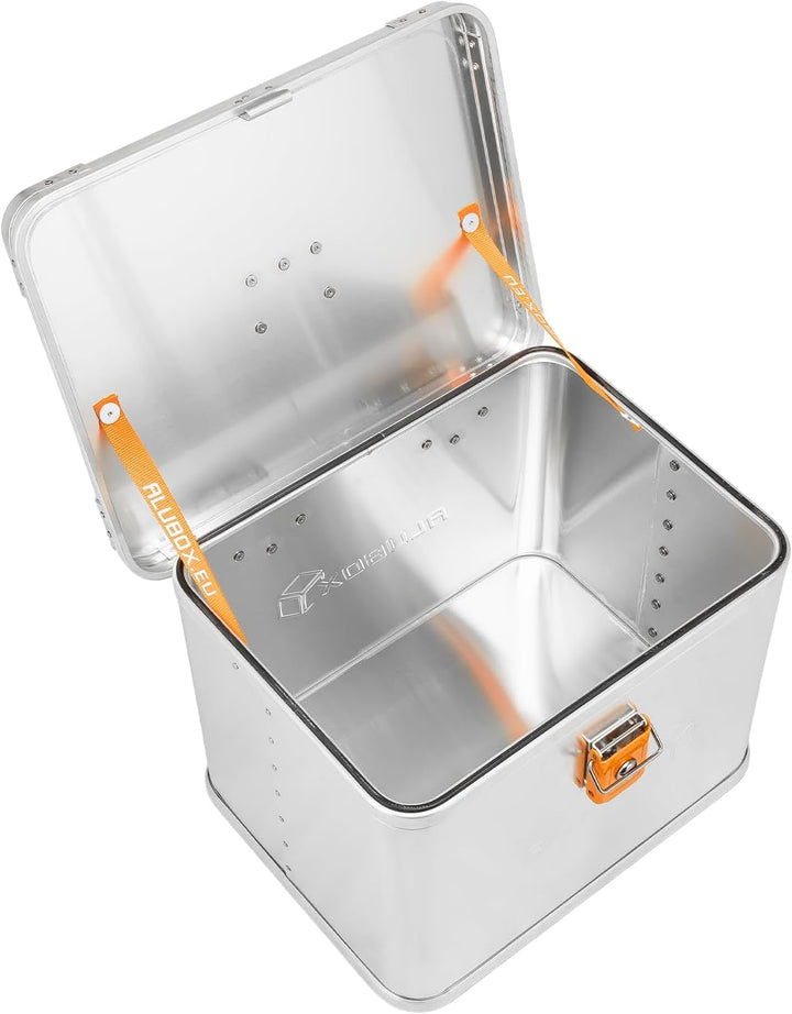ALUBOX Motorrad Top-Case ABX-M35-35 Liter, Aluminium, 35 Liter