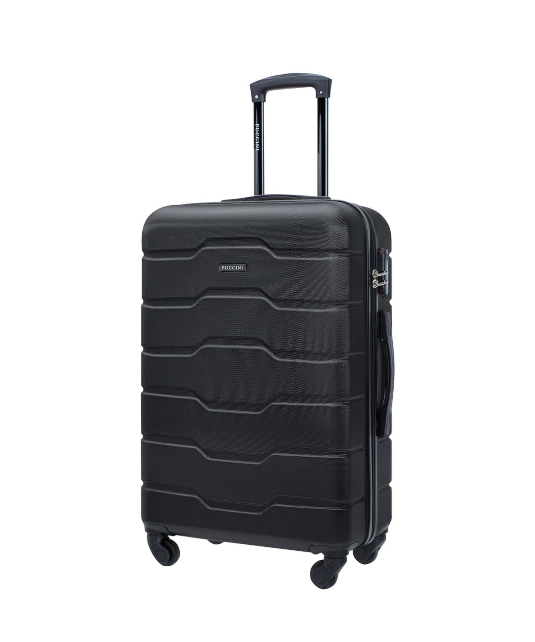PUCCINI Koffer Alicante Hartschalenkoffer Handgepäck Trolley Leicht Reisekoffer mit 4 Rollen M-L-XL