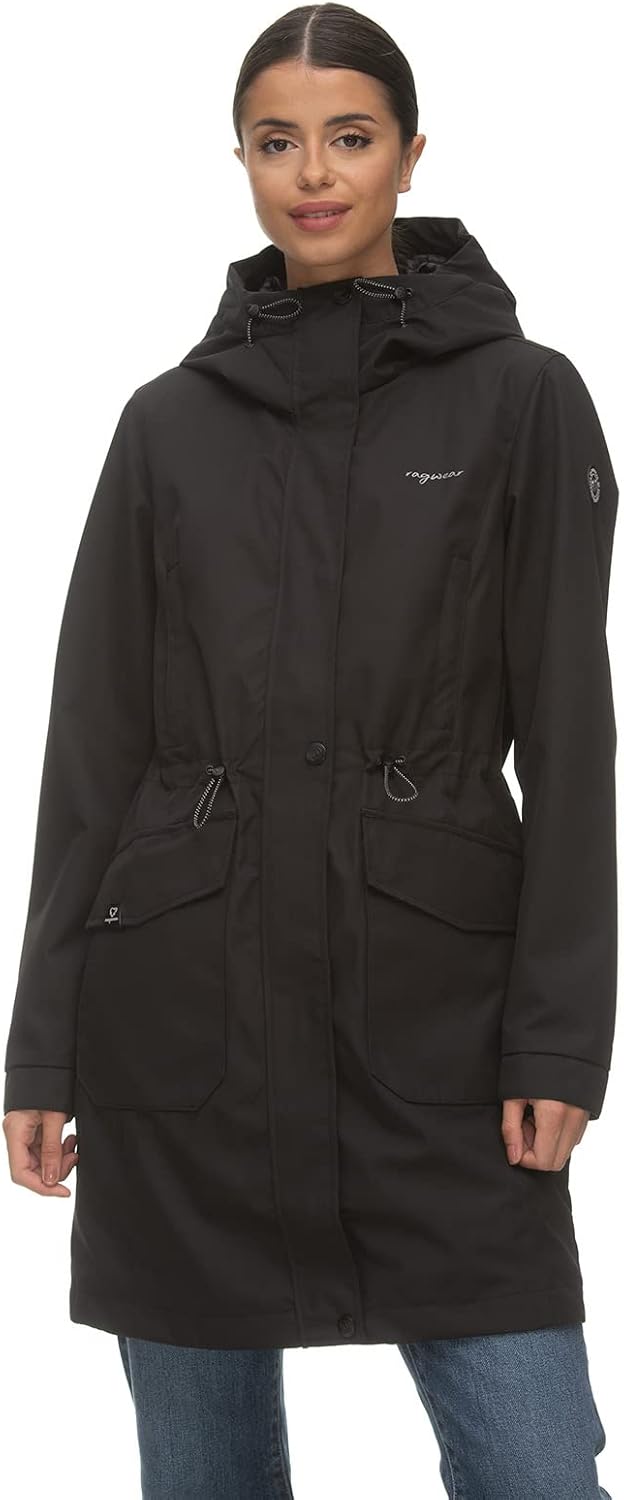 Ragwear SUMMER RELOVED REMAKE Damen Frauen Parka,Mantel,Übergangsmantel,Übergangsjacke mit Kapuze XS