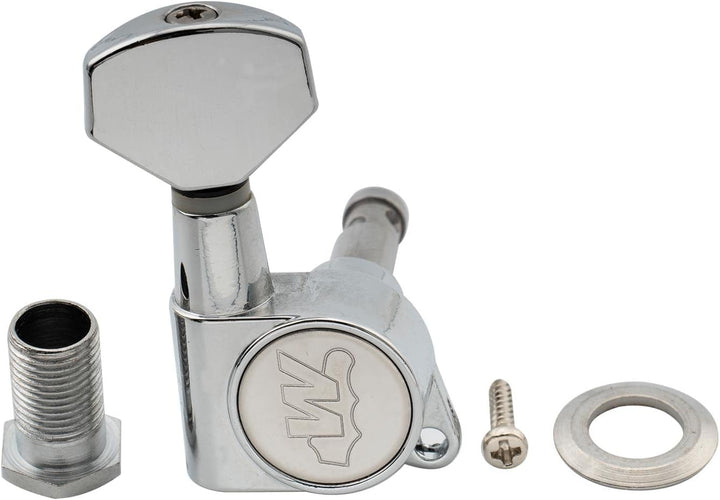 Wilkinson WJN07 6-in-Line EZ-Lok Gitarre Tuners Mechaniken 19:1 Ratio Machine Heads Tuning Pegs Stim