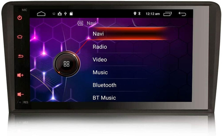 Erisin Android 10.0 Autoradio mit GPS Navi Für Audi A3 S3 RS3 RNSE-PU Bluetooth WiFi DAB+ OBD2 TPMS