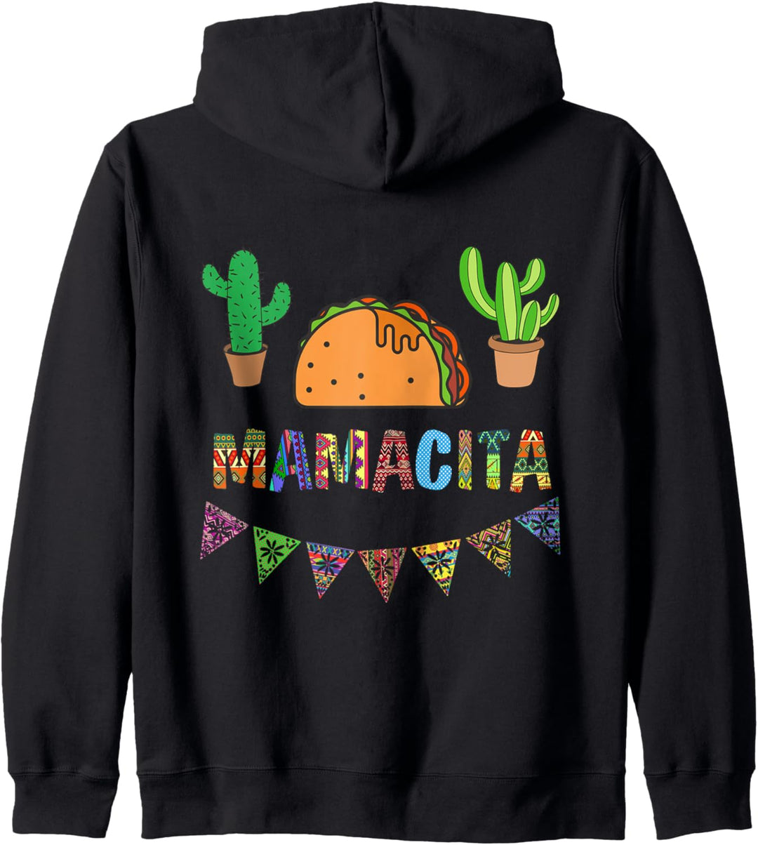 Mamacita Taco Mexikanischer Fiestakaktus Cinco De Mayo Kapuzenjacke