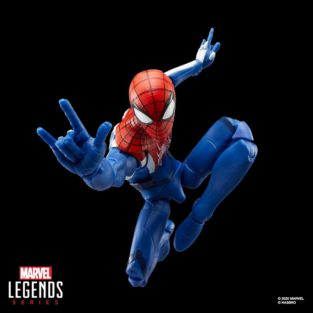Marvel Legends Series Gamerverse Miles Morales Verbesserter-Anzug-Stil, Spider-Man Action-Figur mit