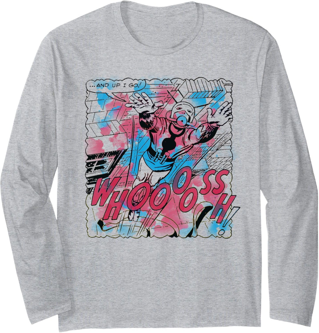 Marvel Ant-Man Classic Retro Color Pop Comic Panel Langarmshirt