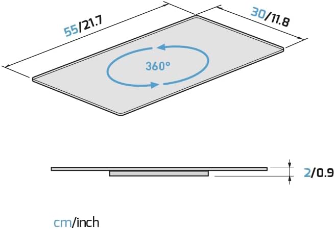 Meliconi Rotobase Elite M, Drehteller für Monitore und Fernseher, um 360° Drehbarer Standfuss, Belas