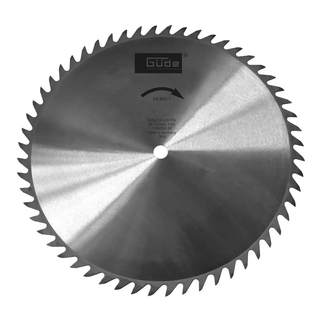 Güde 1854 Brennholzsägeblatt CV 600x30 (56 Zähne, Sägeblattbohrung 30 mm), Metall