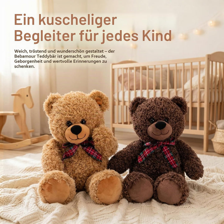 Bebamour Plüsch Bären Spielzeug Stofftierpuppe für Jungen und Mädchen Plüschspielzeug Geburtstagsges