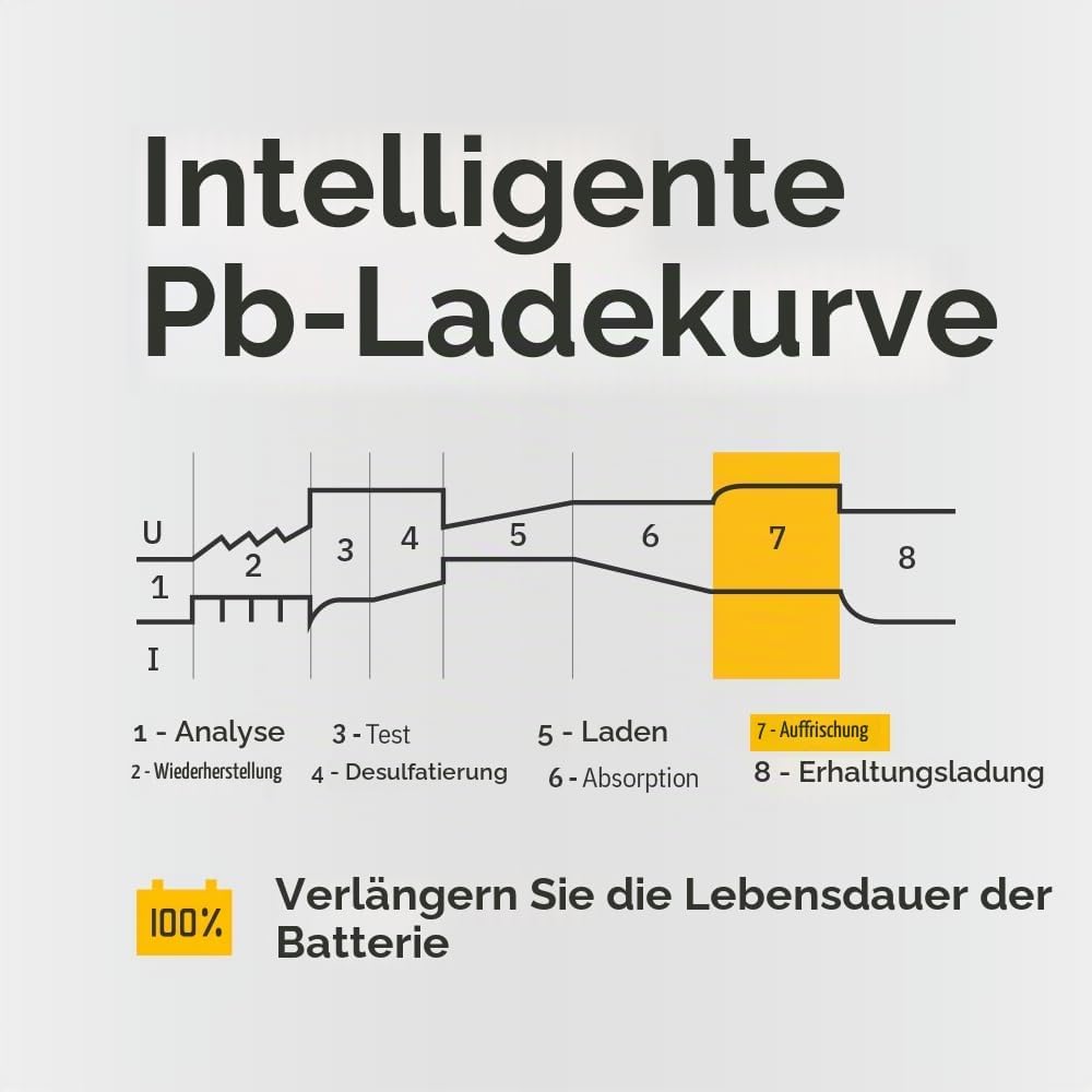 GYS GYSFLASH 12.12 029392 Automatikladegerät 12 V 12 A