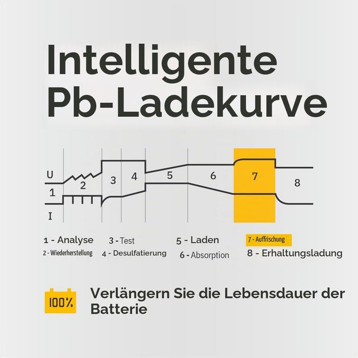GYS GYSFLASH 12.12 029392 Automatikladegerät 12 V 12 A