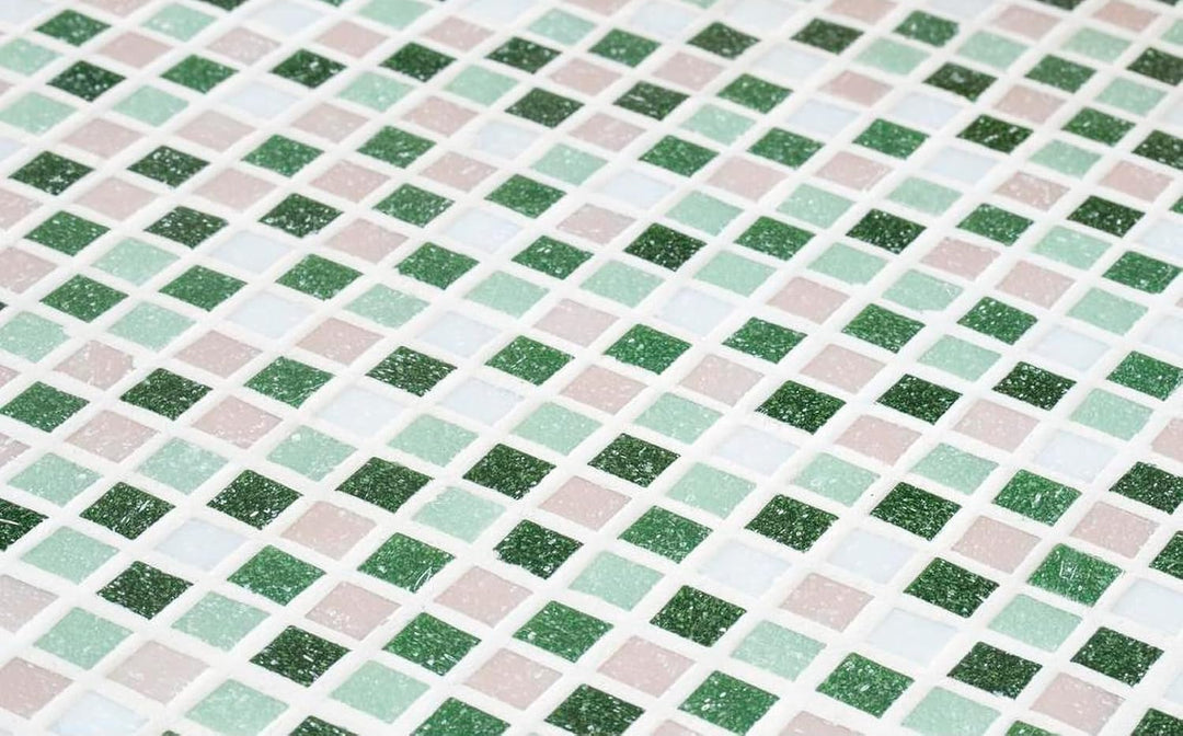 Rayher Hobby Rayher Artdecor Mosaik Mix 1x1cm, ca.1300Stück, Dose 1kg , Grün-Töne, 1453013 Grün 1x1